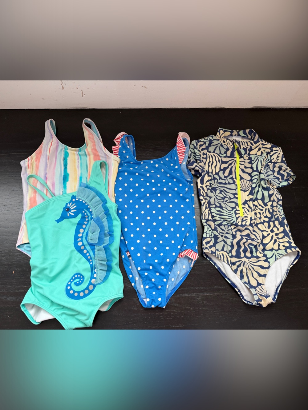 Mini Boden and Athleta Girls Swimsuits